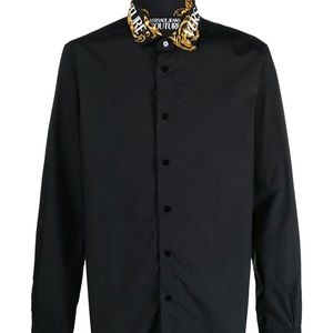 Versace Jeans Couture 
logo-print collar cotton shirt from VERSACE JEANS COUTURE